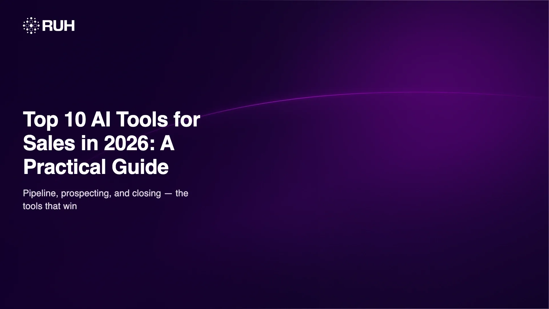 Top 10 AI Tools for Sales in 2026: A Practical Guide