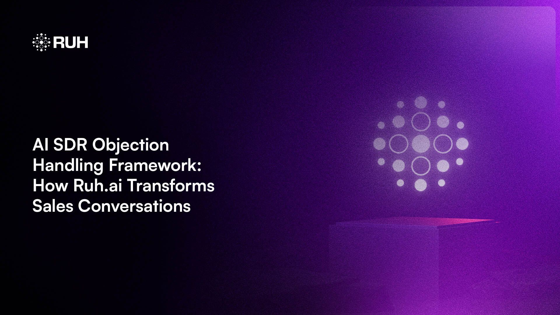 AI SDR Objection Handling Framework: How Ruh.ai Transforms Sales Conversations