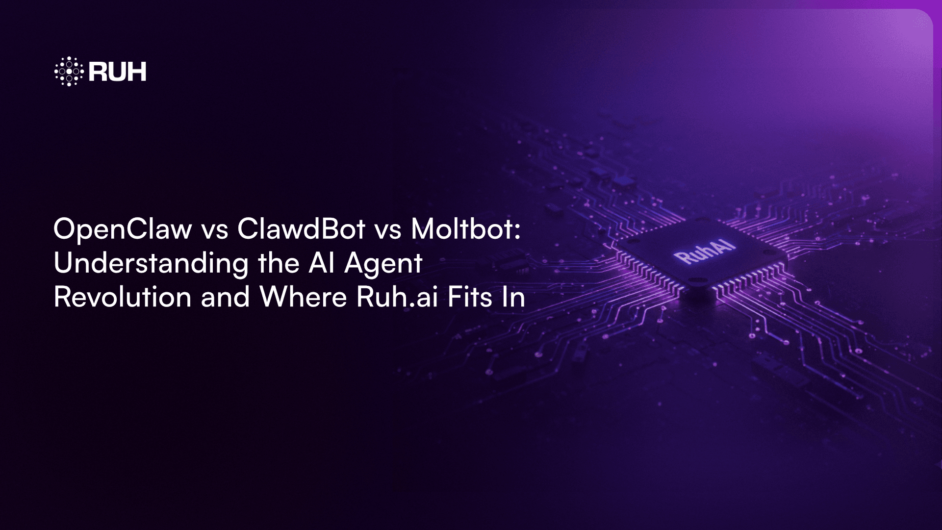 OpenClaw vs ClawdBot vs Moltbot: Understanding the AI Agent Revolution and Where Ruh.ai Fits In