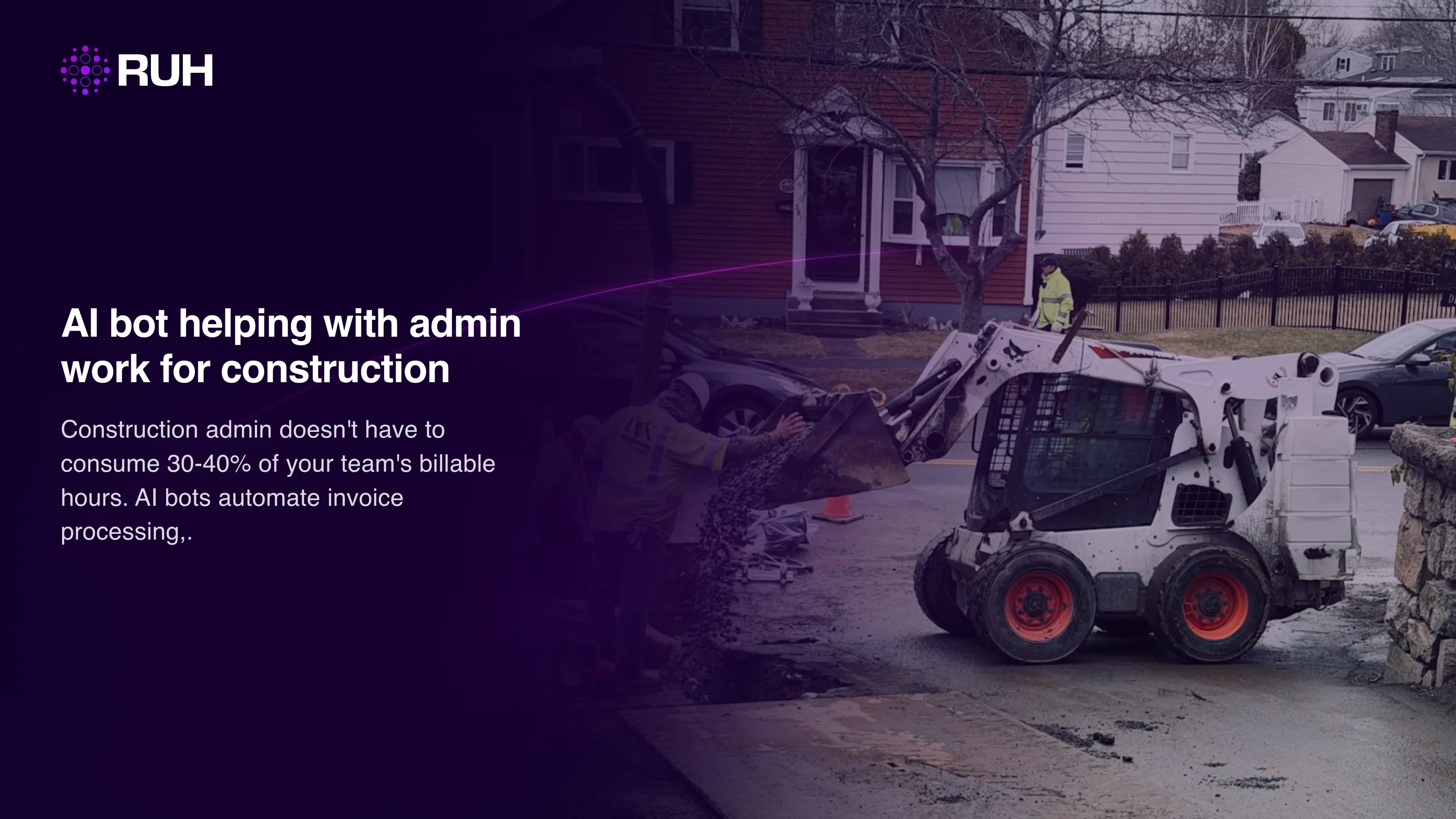 AI bot helping with admin work for construction