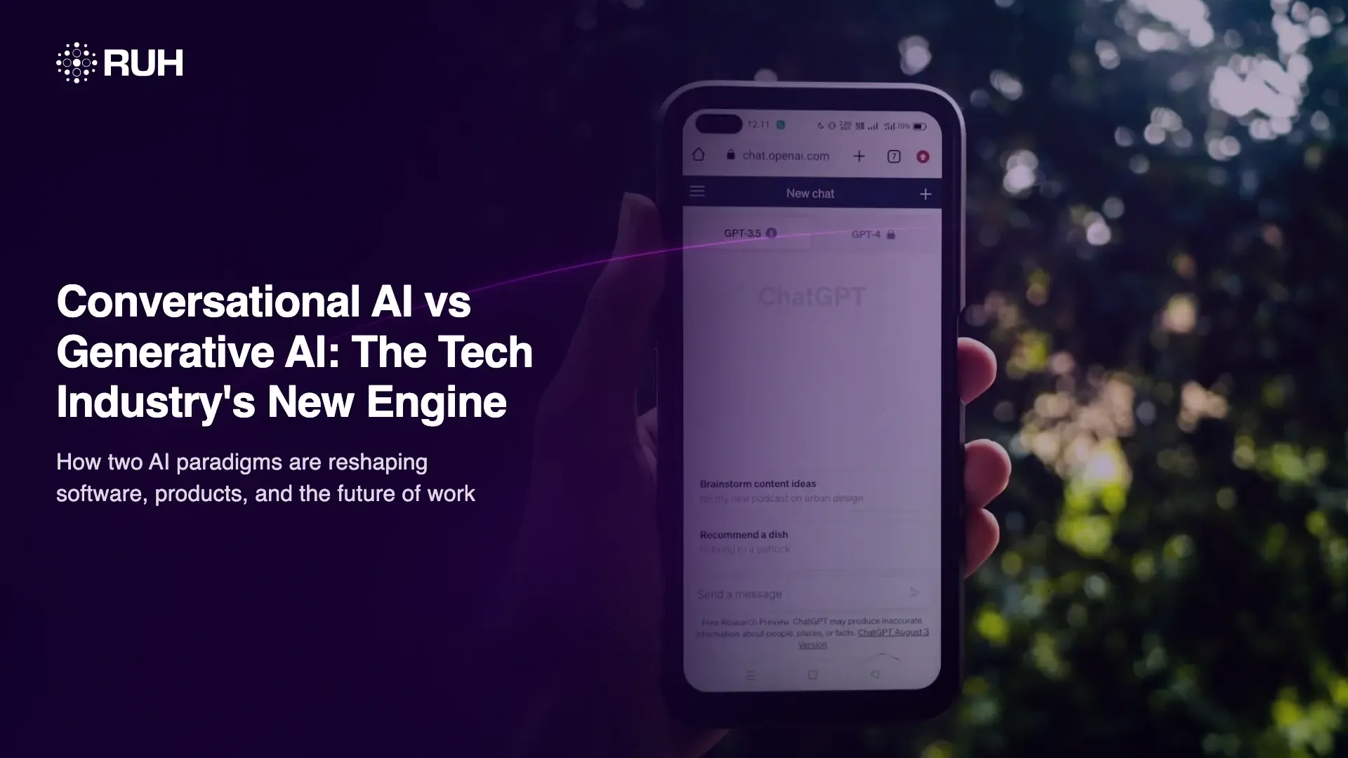 Conversational AI vs Generative AI: The Tech Industry's New Engine