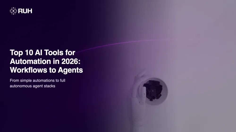 Top 10 AI Tools for Automation in 2026: Workflows to Agents