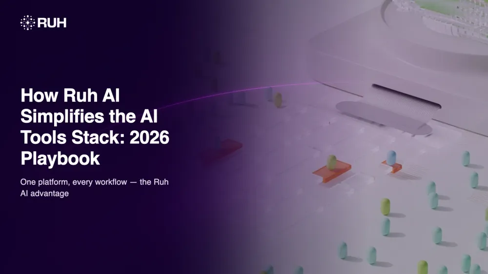 How Ruh AI Simplifies the AI Tools Stack: 2026 Playbook