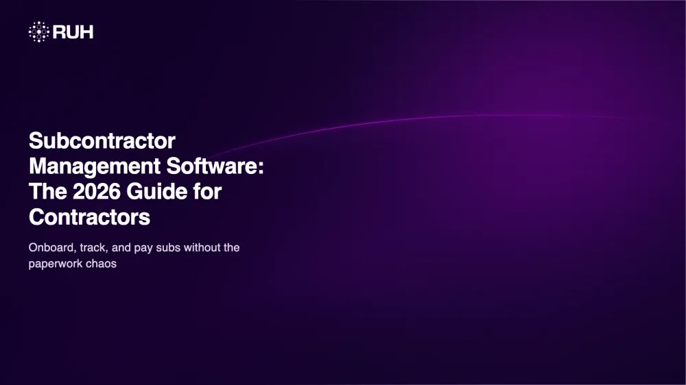 Subcontractor Management Software: The 2026 Guide for Contractors