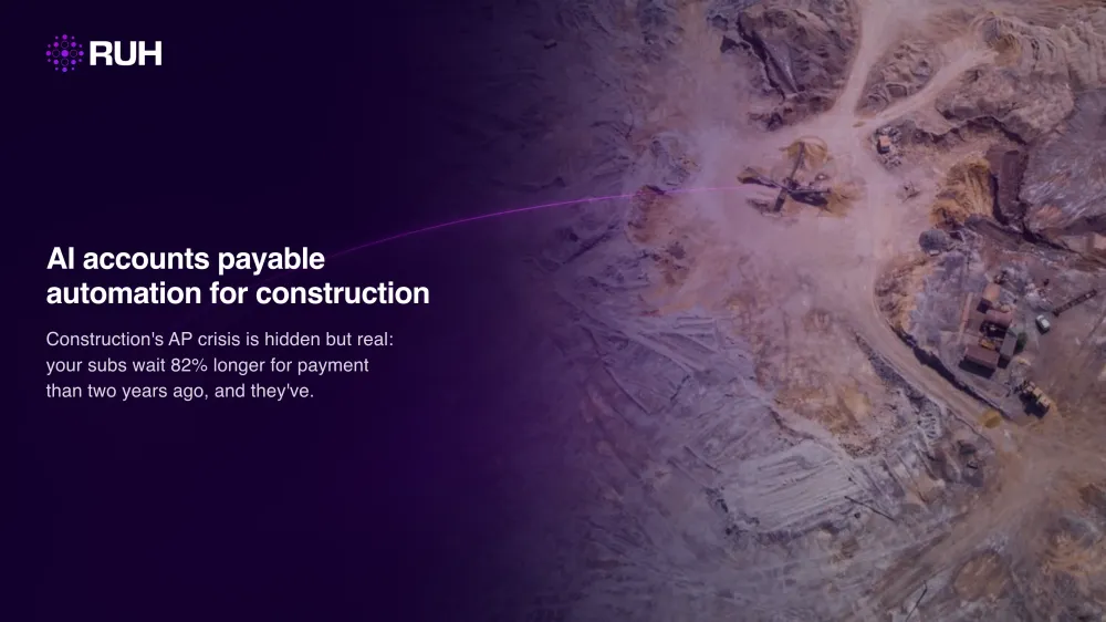 AI accounts payable automation for construction: how the AP Invoice agent cuts cost per invoice and pays subs on time