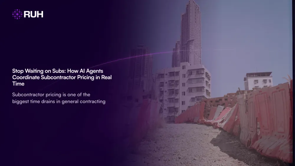 Stop Waiting on Subs: How AI Agents Coordinate Subcontractor Pricing in Real Time