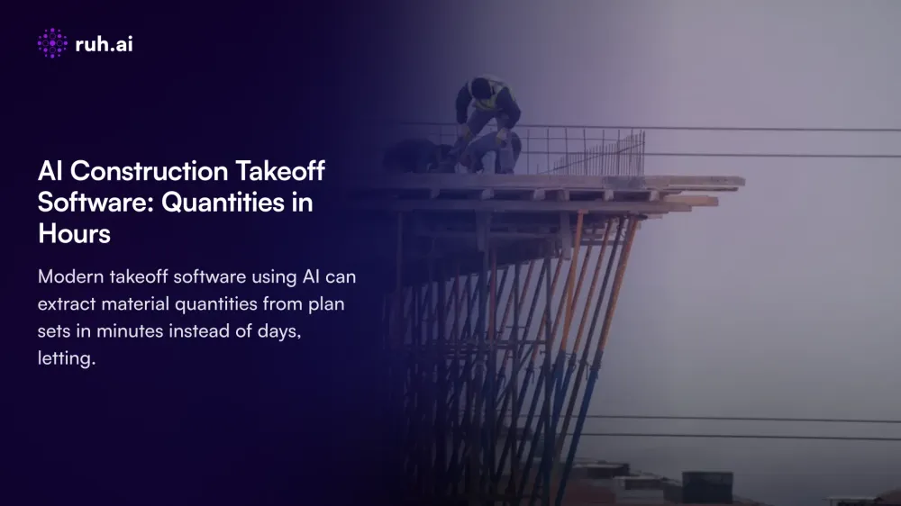 AI Construction Takeoff Software: Quantities in Hours