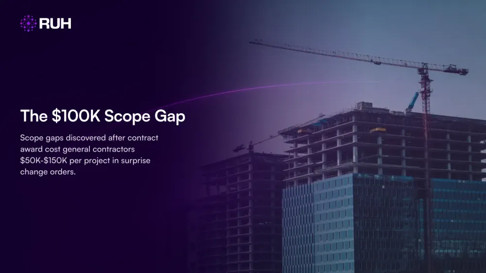 The $100K Scope Gap: How Precise AI Takeoffs Prevent Change Order Bleeding Before Contract Award