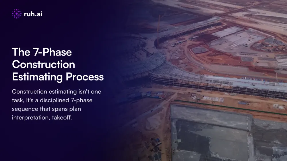 The 7-Phase Construction Estimating Process: From Plans to Bid (And How AI Cuts the Timeline)