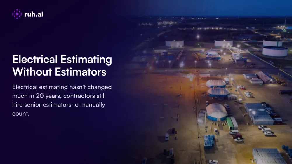 Electrical Estimating Without Estimators: How AI Agents Are Replacing Traditional Software