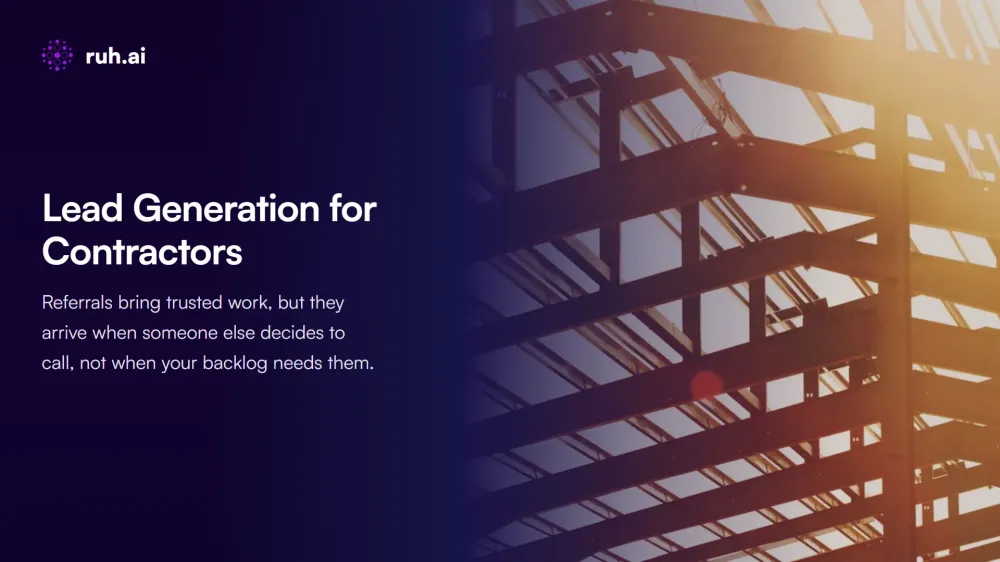 Lead Generation for Contractors: Beyond Referrals