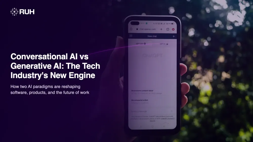 Conversational AI vs Generative AI: The Tech Industry's New Engine